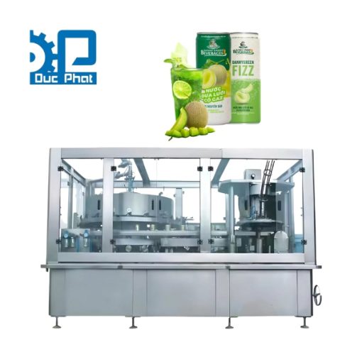 Dây chuyền chiết rót nước ép dưa gang đóng lon