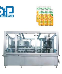 Dây chuyền chiết rót nước ngọt không gas đóng lon