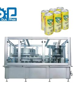 Dây chuyền đóng gói nước trà chanh đóng lon