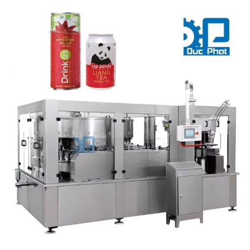 Dây chuyền đóng lon nước trà thảo mộc
