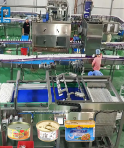 Dây chuyền đóng lon pate tự động