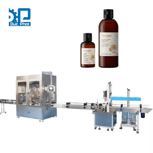 Dây chuyền chiết rót chai sữa rửa mặt