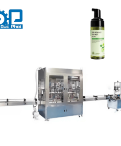 Dây chuyền chiết rót chai sữa rửa mặt tạo bọt