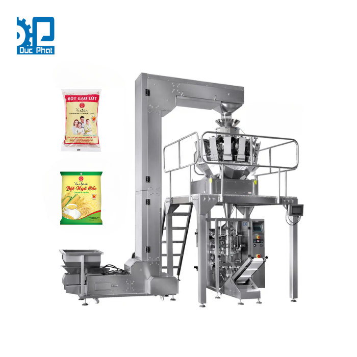 Hệ thống máy đóng gói cân định lượng bột ngũ cốc