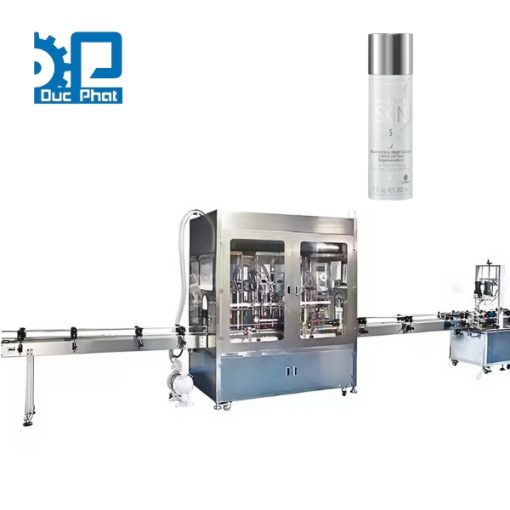Dây chuyền chiết rót kem dưỡng da ban đêm đóng chai