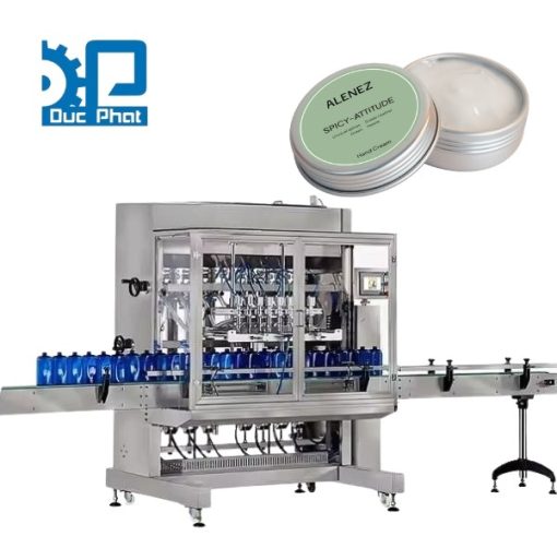 Dây chuyền chiết rót kem dưỡng da tay đóng hũ