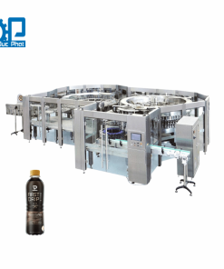 Máy chiết rót cà phê đen đóng chai