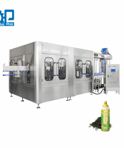 Máy chiết rót chai nước trà xanh