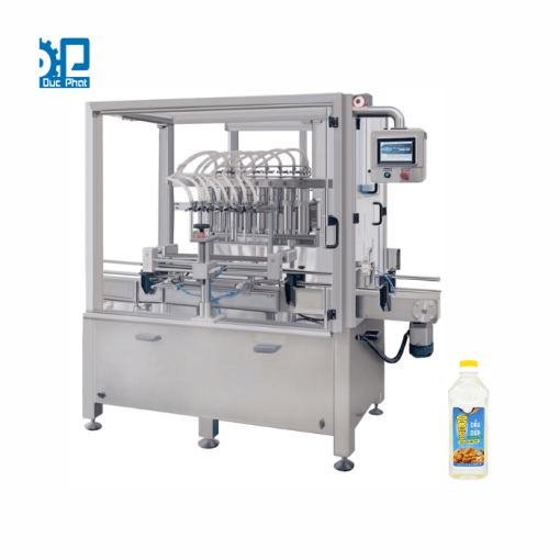 Máy chiết rót dầu dừa đóng chai