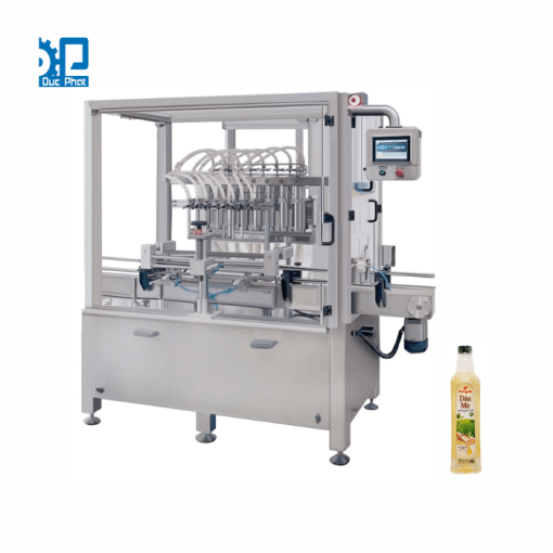 Máy chiết rót dầu mè đóng chai