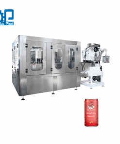 Máy chiết rót lon cà phê cappuccino
