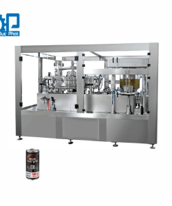 Máy chiết rót lon cà phê đen