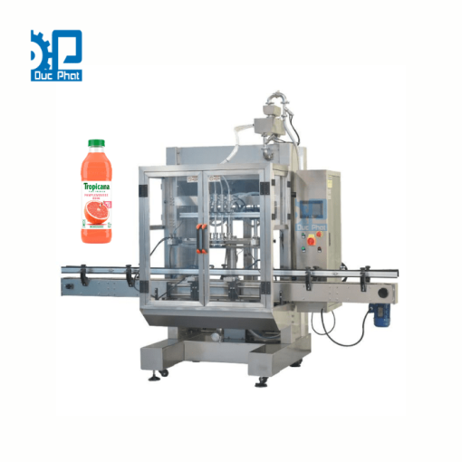Máy chiết rót nước ép bưởi đóng chai