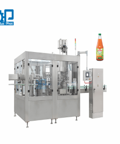 Máy chiết rót nước ép cà rốt đóng chai