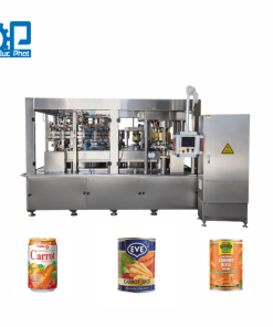 Máy chiết rót nước ép cà rốt đóng lon
