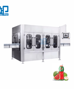 Máy chiết rót nước ép dưa hấu đóng chai