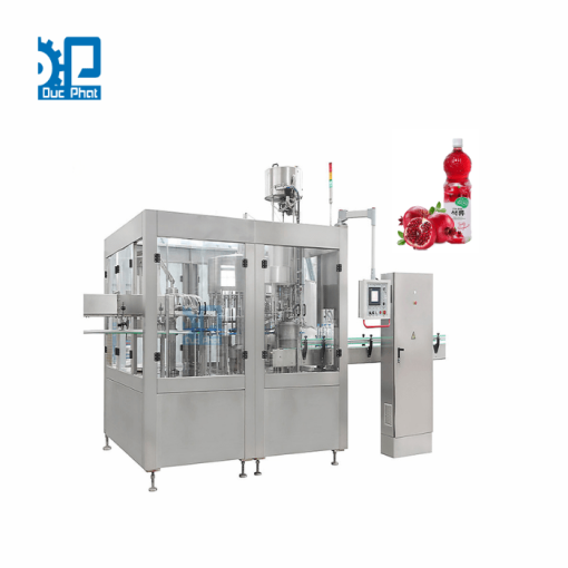 Máy chiết rót nước ép lựu đóng chai