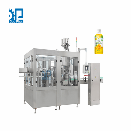 Máy chiết rót nước ép xoài đóng chai