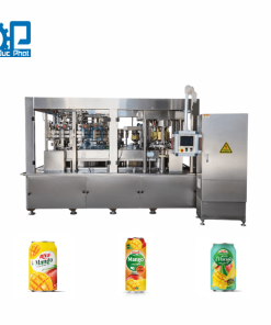 Máy chiết rót nước xoài đóng lon