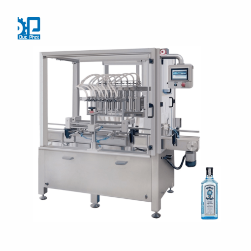 Máy chiết rót rượu gin đóng chai
