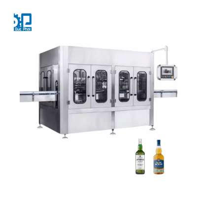 Máy chiết rót rượu mạch nha đóng chai