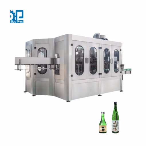 Máy chiết rót rượu sake đóng chai