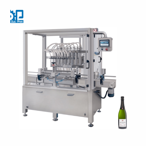 Máy chiết rót rượu sâm panh đóng chai