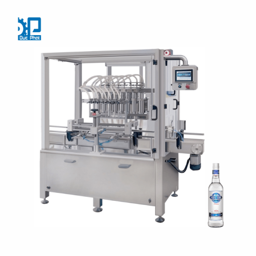 Máy chiết rót rượu vodka đóng chai