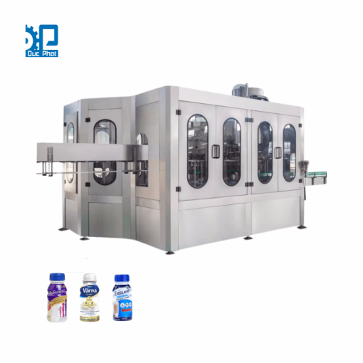 Máy chiết rót sữa bột pha sẵn đóng chai