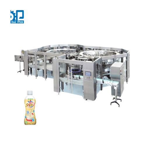 Máy chiết rót sữa đậu nành đóng chai
