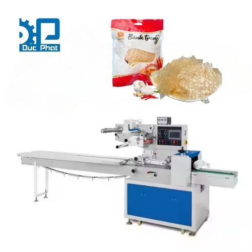 Máy đóng gói bánh tráng đóng khay túi bụng