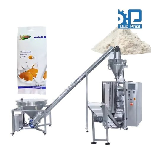 Máy đóng gói bột làm bánh túi bụng máng cổ áo (>200g)