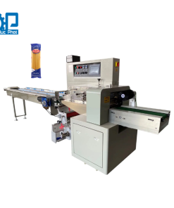 Máy đóng gói mì Ý nằm ngang màng dưới