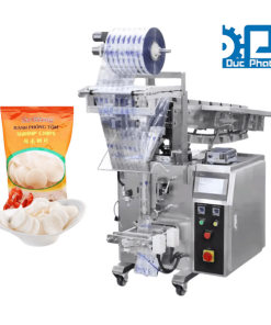 Máy đóng gói phồng tôm băng tải gầu túi bụng