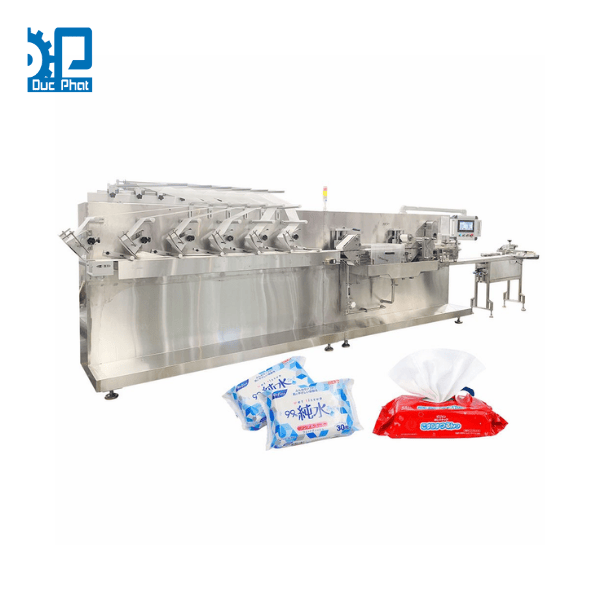 Dây chuyền sản xuất khăn ướt 6 line