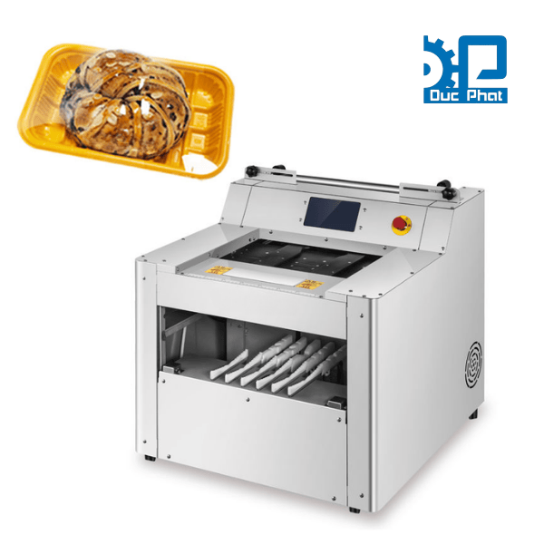 Máy bọc màng khay bánh mì bán tự động