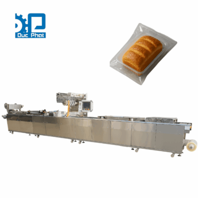 Máy đóng gói hút chân không khay bánh mì