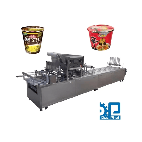 Máy dán màng seal miệng hộp lẩu tự sôi tự động