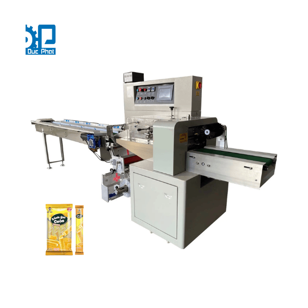 Máy đóng gói bánh gạo cuộn túi que Máy đóng gói bánh gạo cuộn túi que