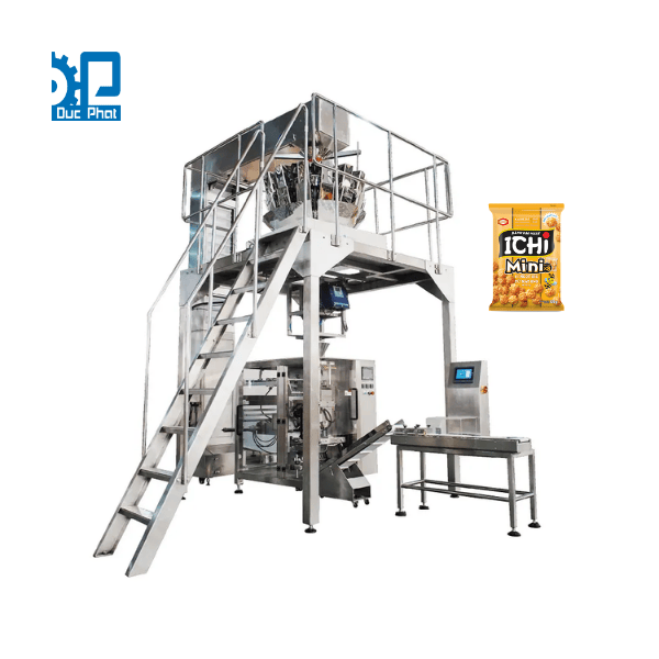 Máy đóng gói bánh gạo viên tròn Máy đóng gói bánh gạo viên tròn