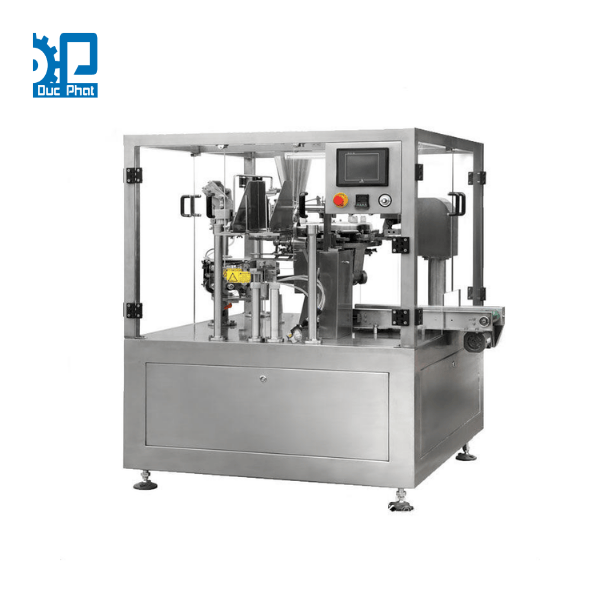 Máy đóng gói bò khô túi sẵn rotary Máy đóng gói bò khô túi sẵn rotary