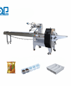 Máy đóng gói túi bánh gạo đóng khay