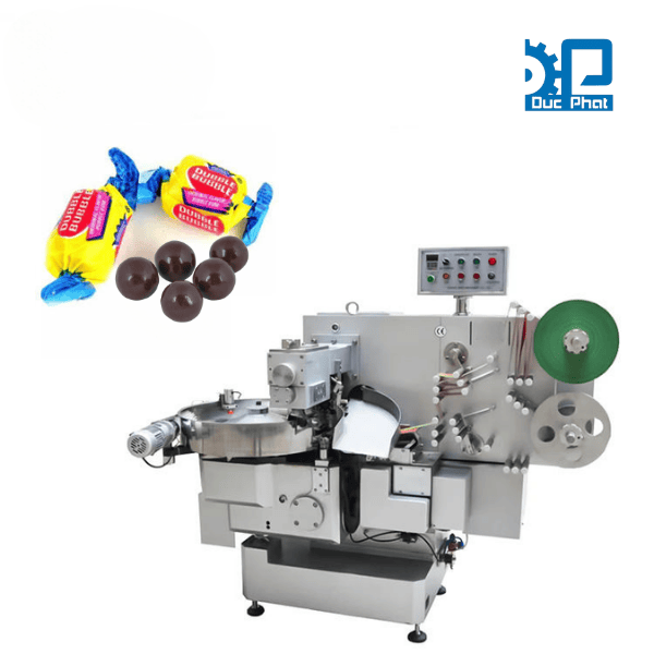 Máy đóng gói viên socola xoắn đàu