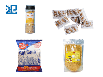 Các loại bao bì đóng gói bột canh