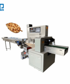 Máy đóng gói bánh đồng tiền mix hạt nằm ngang