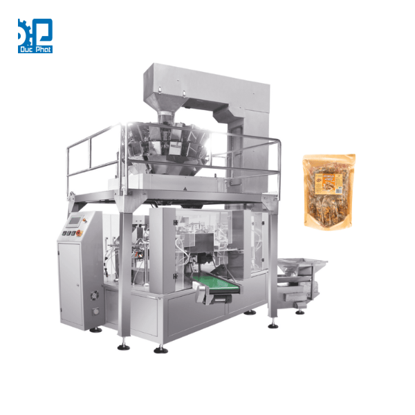 Máy đóng gói bánh hạt dinh dưỡng túi zipper rotary Máy đóng gói bánh hạt dinh dưỡng túi zipper rotary