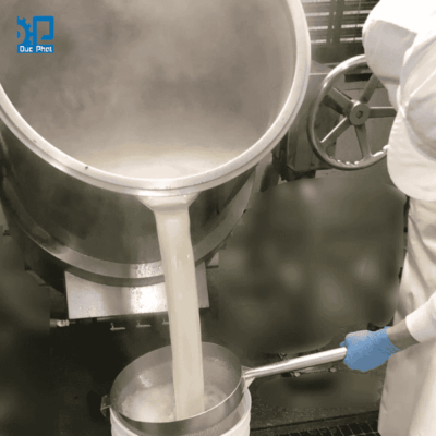 Quản lý nhiệt độ và thời gian chế biến thạch