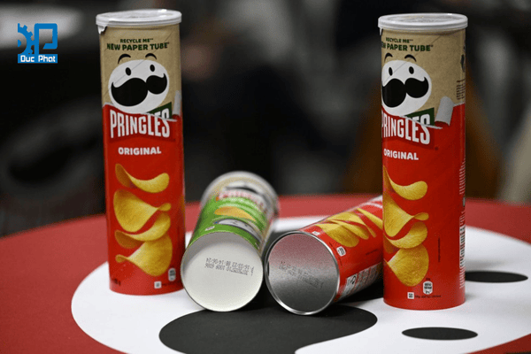 Pringles - Bao bì chống vỡ và tái chế