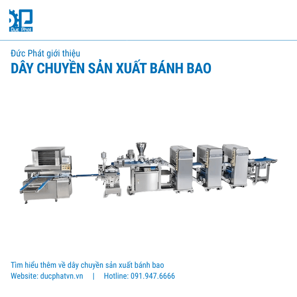 Dây chuyền sản xuất bánh bao tự động