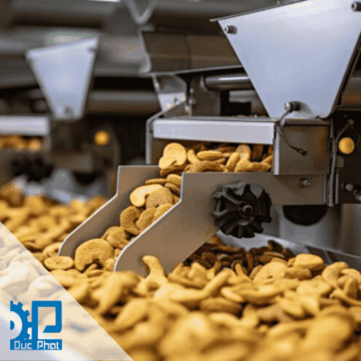 Đảm bảo tỉ lệ hạt điều nguyên vẹn